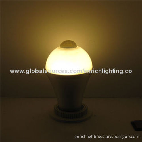 Solid Pure Aluminum E27 10W Inductive LED Globe Bulb, 220-240V ACNew